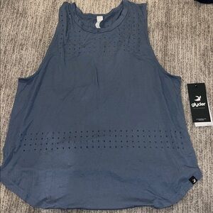 Glyder Slate Blue Muscle Tee